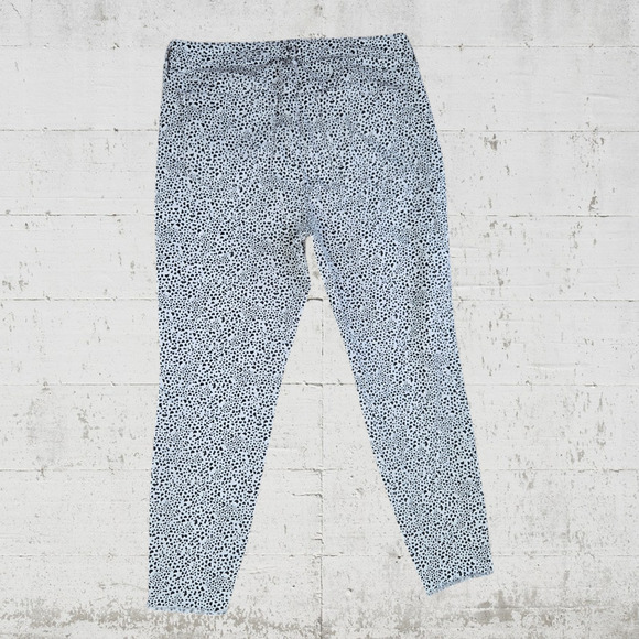 Ella Moss Gray Black Animal Print Pebbles High Rise Skinny Ankle Jeans Size 32 - Picture 10 of 10